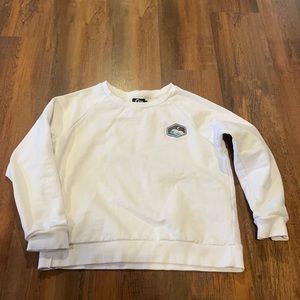 Zyia brand new white sweatshirt